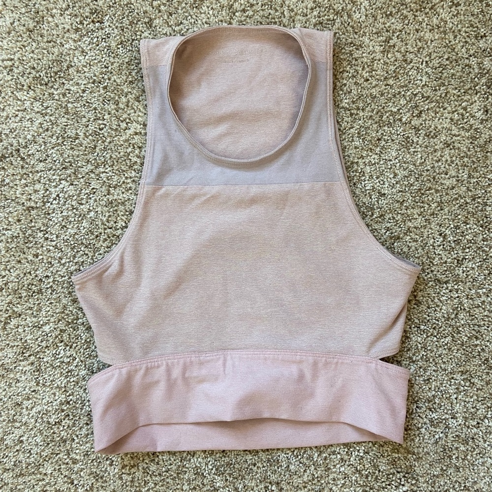 Outdoor Voices Slashback Crop Top Small